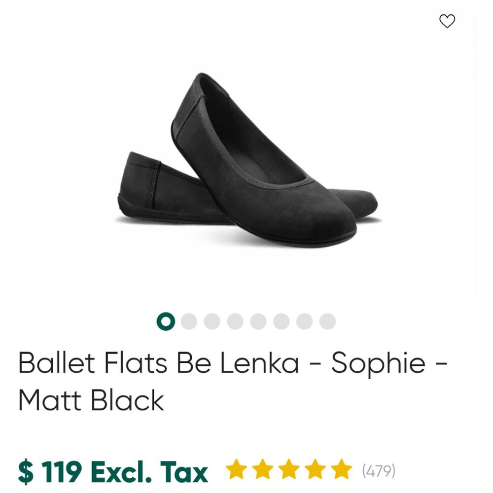 Be Lenka Barefoot Ballet Flats Size 9/10 Size 40